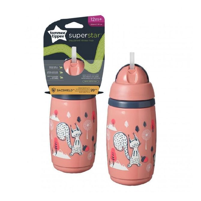 Шише Момиче 266 Мл Розово - Шишета За Хранене - Tommee Tippee - BebeMama