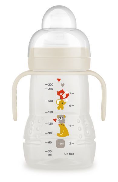 Тренировъчна Бутилка 220 Мл Better Together Унисекс - Шишета За Хранене - Mam Baby - BebeMama