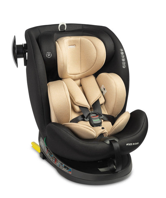 Столче За Кола Commo I-Размер 0-36Кг Beige Caretero - Група 0+/1/2/3 (0-36Кг) - Caretero - BebeMama