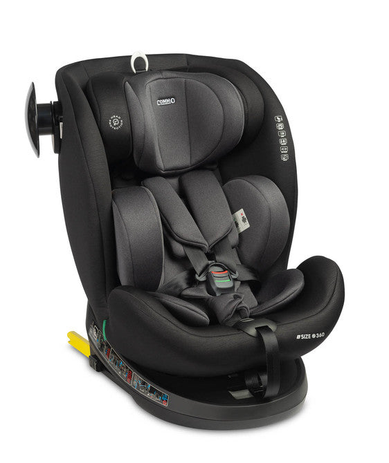 Столче За Кола Commo I-Размер 0-36Кг Graphite Caretero - Група 0+/1/2/3 (0-36Кг) - Caretero - BebeMama