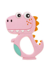 Дино Гризалка Силиконова Розова - Чесалки И Гризалки - BebeMama - BebeMama