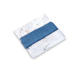 Scutece de muselină 3 bucăți albastre 70x80cm 