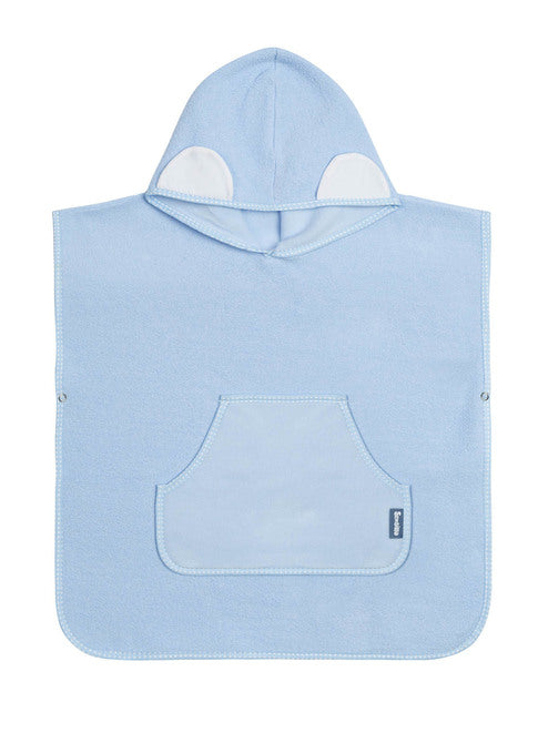 Poncho de baie albastru 