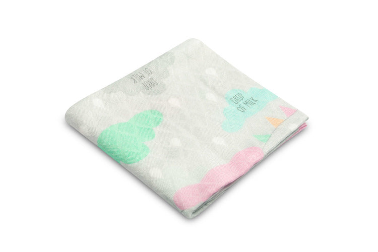 Комплект Пелени Бамбук 30Х35/ 75Х75 Drop Of Milk - Пелени - Sensillo - BebeMama