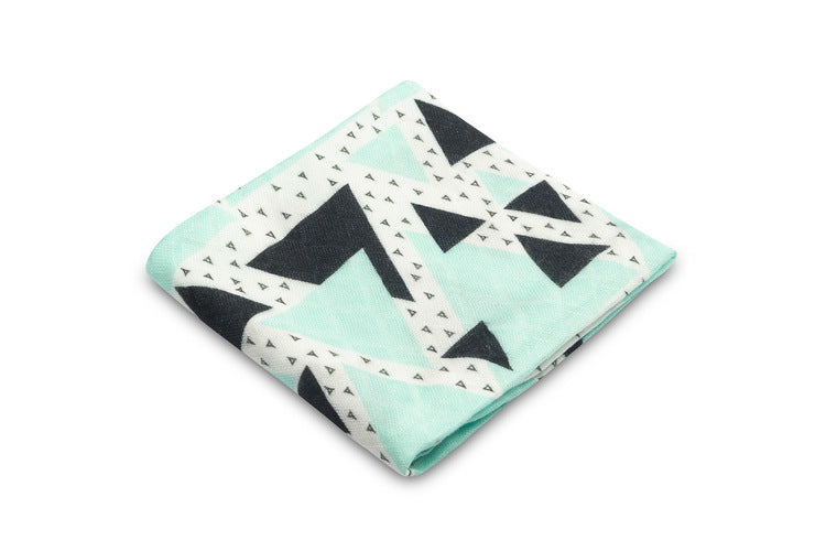 Бамбукова Пелена Green Triangle 75X75 - Пелени - Sensillo - BebeMama