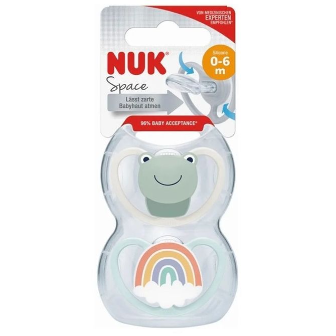 Силиконова Залъгалка 2 Броя Nuk - Залъгалки - Nuk - BebeMama