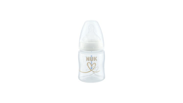Бутилка First Choice+ Temperature Control 150Мл. Бяла - Шишета За Хранене - Nuk - BebeMama