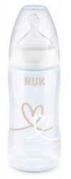 Бутилка First Choice+ Temperature Control 300Мл. Бяла - Шишета За Хранене - Nuk - BebeMama