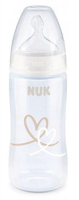 Бутилка First Choice+ Temperature Control 300Мл. Бяла - Шишета За Хранене - Nuk - BebeMama