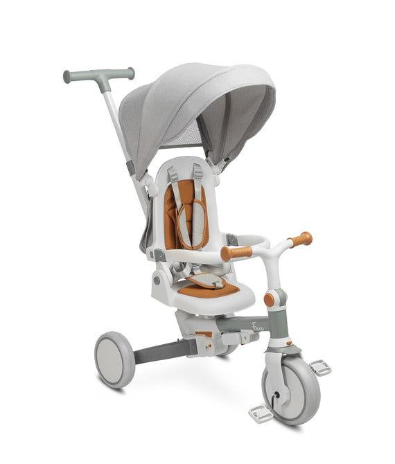 Триколка и баланиращо колело 2в1 Faro Grey Caretero Toyz