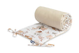 Памучен Обиколник The Wolf And Friends Beige - Обиколници - Sensillo - BebeMama