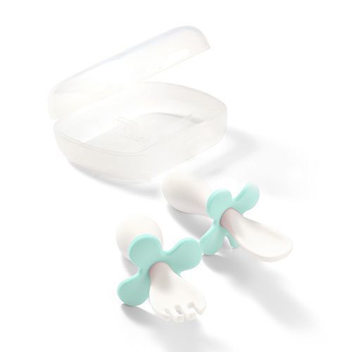 Tacâmuri ergonomice pentru copii, culoare mentă