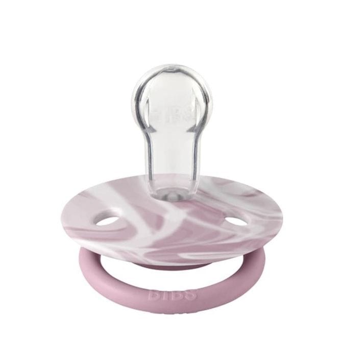 Силиконова Залъгалка Heather White 0-36 De Lux Bibs