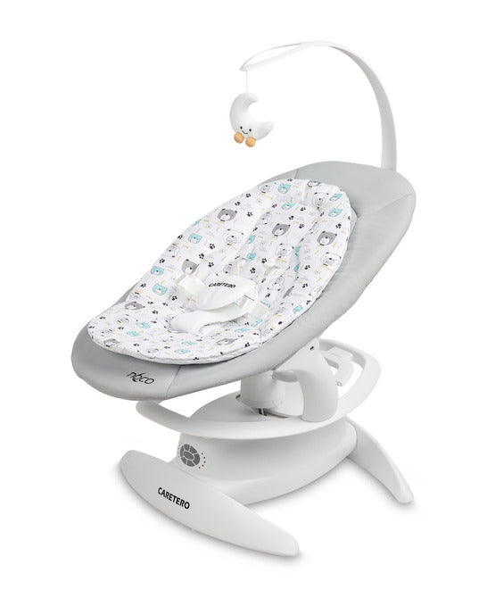 Шезлонг И Люлка 2в1 Rocker Noco Сив Caretero