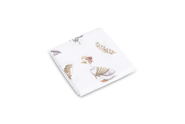 Муслинова Пелена За Повиване Гъски120X120 Eg-0154 Sensillo