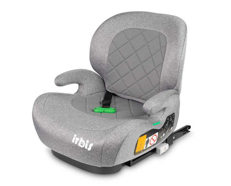 Столче за кола Irbis I-Size 125-150 см Сив Меланж