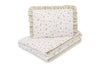Спален комплект двулицев за бебешко креватче Rose Beige 75X95 25X35 Sensillo