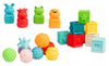 Образователна Играчка - Меки Сензорни Кубчета 20 Броя 6+ Toyz