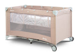 Сгъваема Кошара За Пътуване 1 Ниво Basic Beige Caretero - Сгъваеми кошари 1 ниво - Caretero - BebeMama
