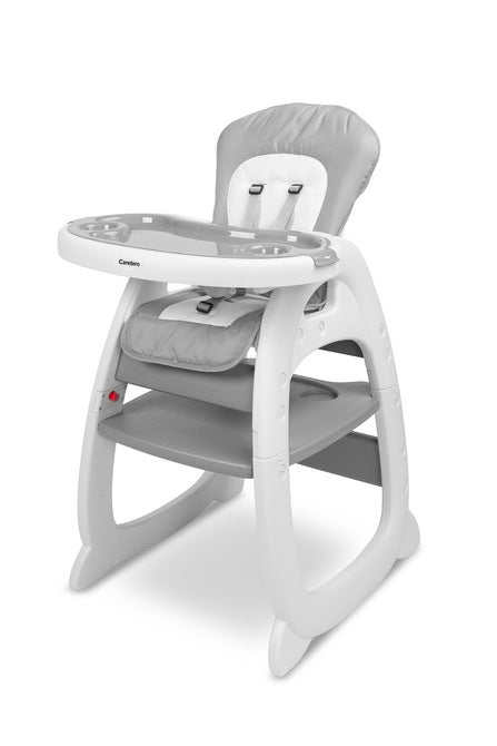 Столче За Хранене 2В1 + Маса Homee Grey Caretero - Столчета За Хранене - Caretero - BebeMama