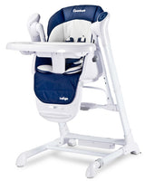 Scaun înalt și balansoar electric 2 în 1 Indigo Navy Caretero