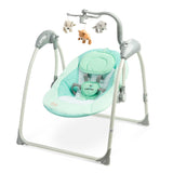 Електрическа Люлка Loop до 12кг Mint Caretero - Шезлонги И Люлки - Caretero - BebeMama