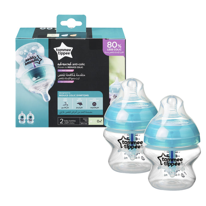 Бутилка 2 X 150 Ml Anti-Colic Advanced Tommee Tippee - Шишета За Хранене - Tommee Tippee - BebeMama