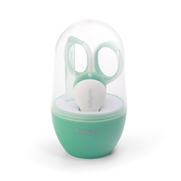 Комплект За Грижа За Ноктите Green Babyono - Нокторезачки И Ножички - BabyOno - BebeMama