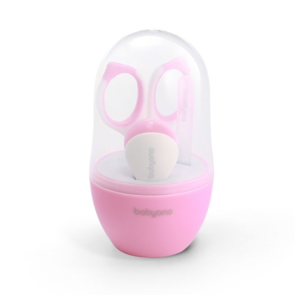 Комплект За Грижа За Ноктите Pink Babyono - Нокторезачки И Ножички - BabyOno - BebeMama