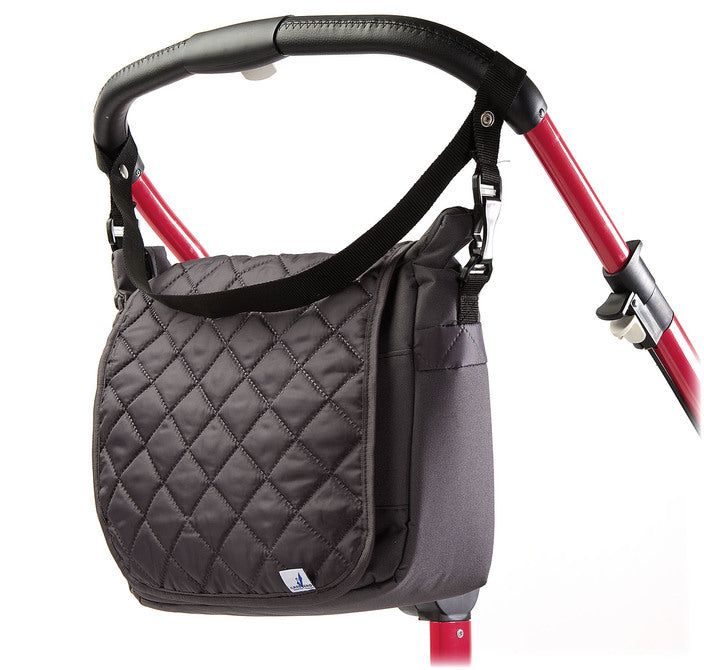 Капитонирана Чанта за количка Графит Caretero - Чанти И Раници - Caretero Accessories - BebeMama