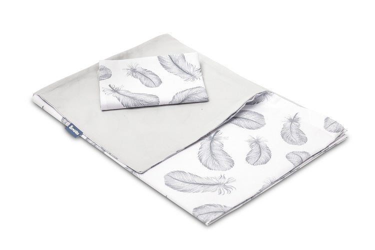 Спален Комплект – Feathers Grey 100X135 - Спални Комплекти - Sensillo - BebeMama