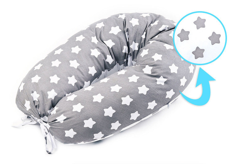 Xl Възглавница За Бременни Stars Grey