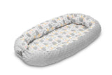 Гнездо Baby Nest Minky – Hedgehogs Gray - Гнезда - Sensillo - BebeMama
