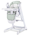 Столче За Хранене И Електрическа Люлка 2В1 Индиго Light Grey Caretero - Столчета За Хранене - Caretero - BebeMama
