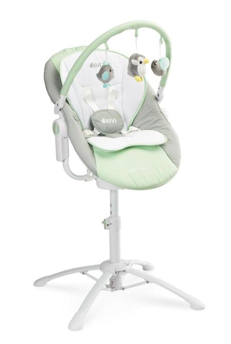 Столче За Хранене Шезлонг И Люлка 3В1 Kivi Mint Caretero - Столчета За Хранене - Caretero - BebeMama