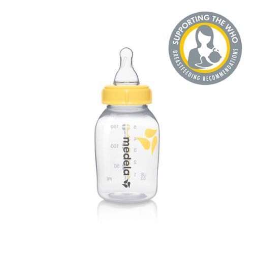 Бутилка 150 Мл + Биберон S - Шишета За Хранене - Medela - BebeMama