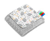 Одеяло Minky - Hedgehogs Grey 75X100 - Одеяла - Sensillo - BebeMama