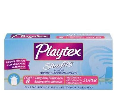 Тампони С Апликатор Slim Fits - 8 Бр. Playtex