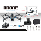 Професионален Сгъваем Дрон С Gps, Сензори За Препятствия И 4k Камера Crazon