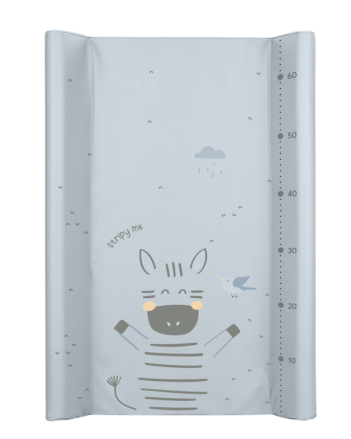 Твърда Pvc Подложка За Повиване 50Х80См Stripy Friends