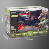 Радиоуправляема Офроуд Кола 1:10, С Дистанционно Управление И Големи Гуми, Червена Crazon