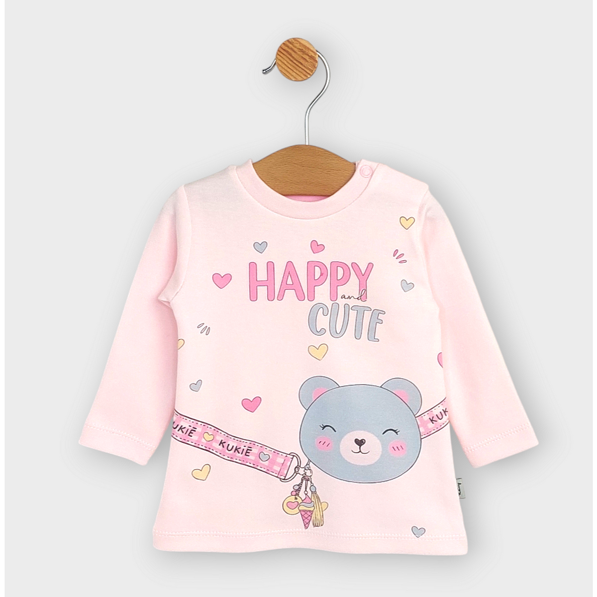 Бебешка Блуза С Дълъг Ръкав Happy Cute 62 92 См. Розов Rainy