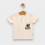 Бебешка Блуза С Къс Ръкав Best Friend 62 92 См. Екрю Rainy