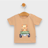 Бебешка Блуза С Къс Ръкав Cool Tiger 62 92 См. Мока Rainy