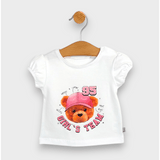 Бебешка Блуза С Къс Ръкав Girl's Time 62 92 См. Бял Rainy