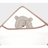 Бебешка Хавлия С Качулка 90х90 См. Love Bear Rainy