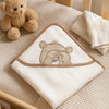 Бебешка Хавлия С Качулка 90х90 См. Love Bear Rainy