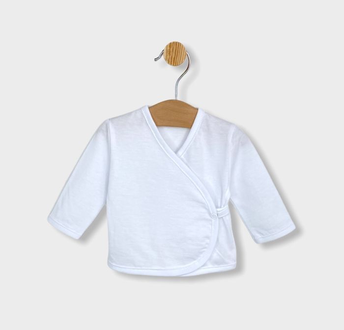 Camizolă pentru bebeluși cu mâneci lungi, model Rainy Baby, Hug Me, 46-62 cm.