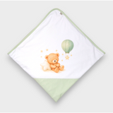 Бебешка Пелена 85х85 См. Green Bear Rainy