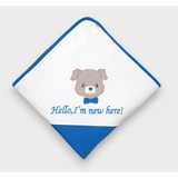 Rainy Бебешка Пелена 85Х85 См. Hello Dog Кобалт